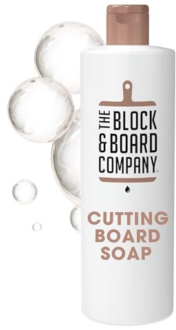 Block and Board Cutting Board Soap | Cleaner for Chopping Board, Butcher Block, Wooden Countertop & Utensils | Cleans and Restores Wood | Specialist Food Grade Cleaning Solution | 250ml
