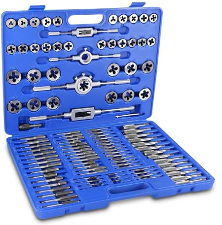 ENVA MADE FOR QUALITY Gewindeschneid Satz 110TLG. Feingewindeschneider Set M2-M18
