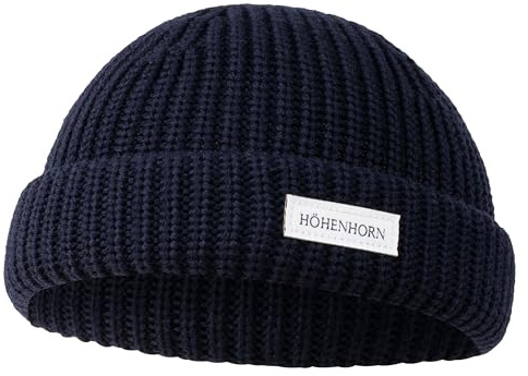 Höhenhorn Fisherman Mütze Unisex Herren Damen Fischermütze Merinowolle