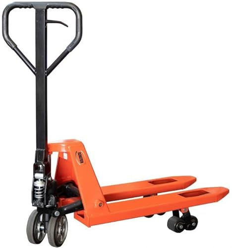 Schefer Gabelhubwagen 1500 Kg Gabellänge 800 mm Gummi/Polyurethan Tandem mit Schnellhub