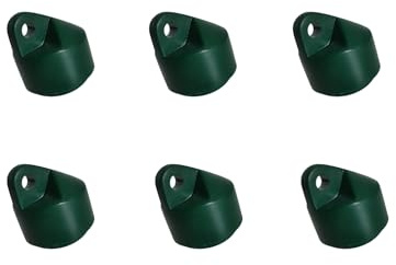 Pfostenkappe Strebenkappen 38mm grün Zaunkappe Maschendrahtzaun Kappe 6 Stück