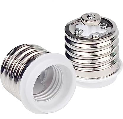 Adaptateur de douille,baïonnette à vis, Adaptateur de douille de lampe E40 vers E27, rallonge d'ampoule LED, adaptateur de support de lampe, convertisseur de douille de base, convertisseur de support