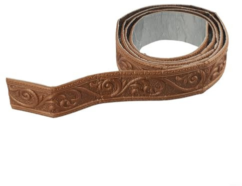 Carta da parati autoadesiva in schiuma bianca con motivo a corona, flessibile, adesivo 3D, stile vintage, decorativo, bordatura da parete, battiscopa in schiuma, bordo a specchio, linee per pareti