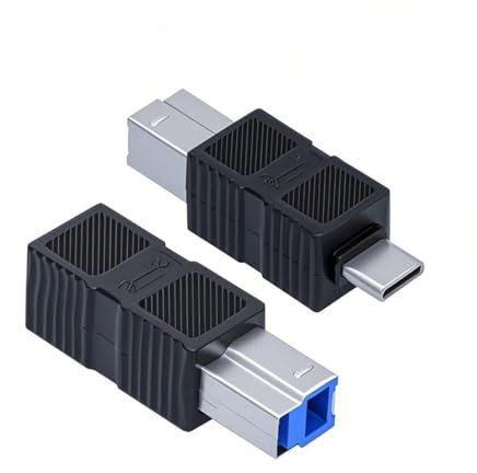 CY 2 Piezas/Lote USB 3.0 Tipo-B Macho a USB 3.0 Tipo-C Macho Hembra Adaptador extensión 5 Gbps para Disco SSD cámara Datos