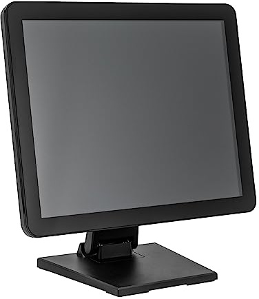 Beaudreaul Système de caisse tactile à dix points, caisse enregistreuse pour la restauration et le commerce avec écran capacitif de 17 pouces, réglable et pliable, compatible avec plusieurs systèmes
