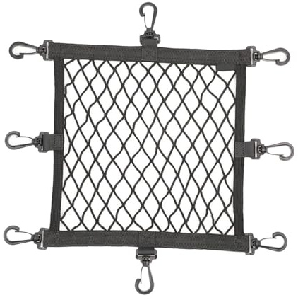 mophrati Wear Resistant Luggage Cargo Net Motorcycle Helmet Storage Durable Polyester Reliable Saving Time and Effort. Luggage Cargo Net for Motorcycle Helmet Storage