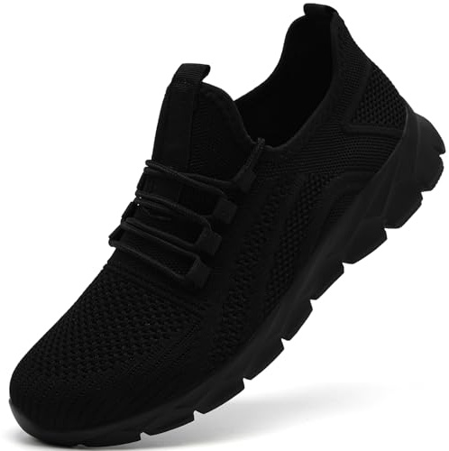 Mens Trainers Slip On Sneakers Gym Running Workout Walking Shoes for Men | Breathable Mesh | Lightweight | Comfortable Casual | Walking Sports Trainers