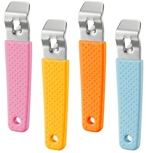 Shimmeroo 4PCS Vial Opener for Nurses, Stainless Steel Bottle Openers Vial Decapper Tool for Opening Oral Liquids Bottle Caps Convenient for Nurses Pharmacy Vials and Home Use
