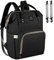 Changing Bag Backpack, Ticent Baby Diaper Bag Nappy Back Pack, Diaper Rucksack Backpack for Mom and Dad (Black)