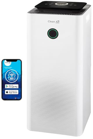 Clean Air Optima CA-707 Smart - Deshumidificador y purificador de aire (20 litros/día, con filtro HEPA, ionizador y lámpara UV-C, apto hasta 70 m²/175 m³)