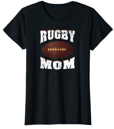 Donna T-shirt da rugby per mamma – regalo retrò per la festa della mamma Maglietta