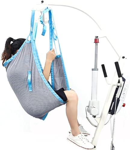 Toileting Full Body Mesh Heavy Duty Patient Lift Sling, Divided Leg Shower Sling Bathroom Transfer Hammock For Paralyzed Elderly And Disabled Patient Hoist Lift Sling Transfer Belt ( Size : M )