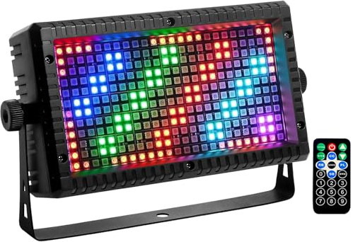 Disco-Blitzlicht für Partys, 288 LED-Blitzlichter für Partys, Plug-in-Blitzlichter für Halloween, Spukhaus für Zimmer, Blitzlicht für draußen auf dem Dachboden