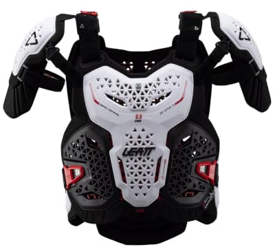 Leatt Brustpanzer Motorrad Schutz Chest Protector 5.5 PRO EVO mit Starren, stoßfesten Einsätzen