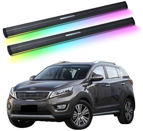 Marchepieds électriques compatibles avec KIA Sportage R 2010-2017. Barres Nerf for camions et SUV. Marchepieds Auto-déployables au Design élégant, for Une Meilleure accessibilité au véhicule.
