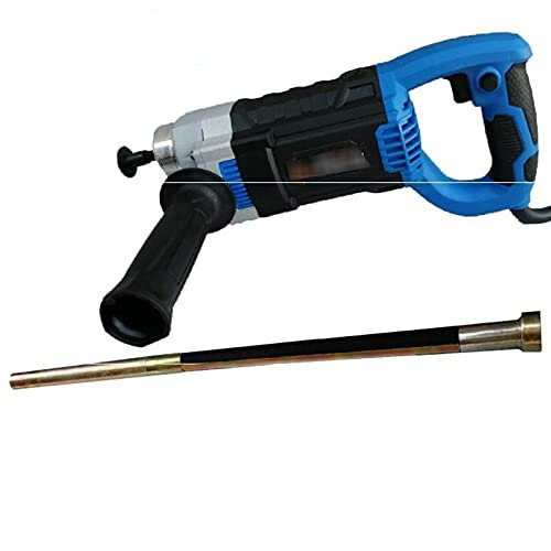 Malaxeur Beton, Vibrateur de vibrateur de construction Vibromator Crayon électrique à la main avec 1m 1.2m 1.5m Tuyau(2400W motor+1.5 meter rod)