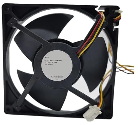 Kylfläkt U12E12MS1CA3-52Z32 12,5 Cm DC12V 0,15A 8616H A4 3-tråds Kylskåpstillbehör Reservdel For Kylfläkt