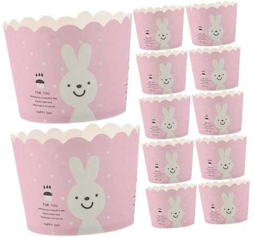Alipis 100 piezas Unidades Moldes para Magdalenas Papel Resistente para Hornear Cupcakes Muffins Decoración Fiestas Cumpleaños