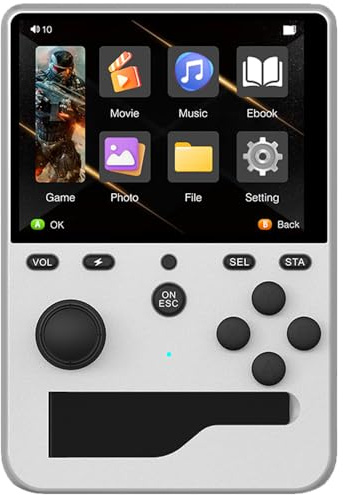 Tragbare Retro-Spielkonsole | 3,0 Zoll IPS HD-Display, 5000 mAh Akku & Magnetisches Kabelloses Laden | Über 5000 Klassische Spiele