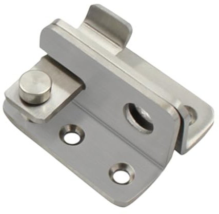 POPETPOP Verrou de Porte Verrou de Sécurité pour Portail Acier Inoxydable Verrouillage Renforcé Protection Maximale Applicable Portes et Fenêtres Utilisation Domestique et Hôtelière