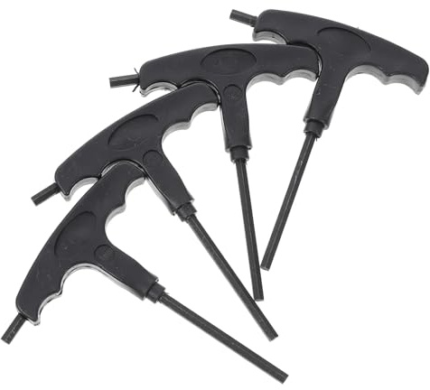 VILLCASE Destornillador para Zapatos de Patinaje en T, 4 Piezas, Resistente al Desgaste, de PVC, Herramienta Conveniente para Mantenimiento de Patines