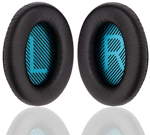 YOCOWOCO Ear pads for Bose QC25/QC35 II/QC35/QC15/AE2 AE2i AE2w Headphones Replacement Earpads Cushions for Bose Quietcomfort 35/Quiet Comfort 25/SoundTrue and SoundLink(AroundEar)