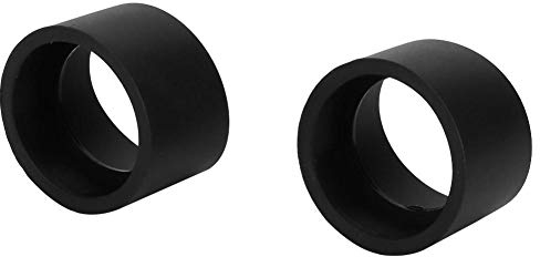 Schwarze Gummi-Okularabdeckung, Okularschutz, ein Paar 36 mm Innendurchmesser zum Schutz der Augen für 32-36 mm Stereomikroskop-Okular-Augenmuscheln(KP-H1 bevel)