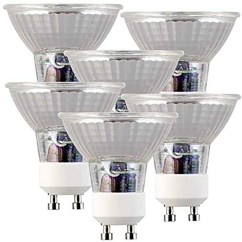 Luminea 6er-Set LED-Glas-Spots, GU10, 3W (ersetzt 25W), 250lm, tageslichtweiß