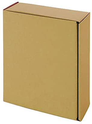 PresentFill® Geschenkbox Geschenkkarton Natur 215 x 185 x 69 mm für Delikatessen aus 100% Recyclingkarton VE 5 Stück