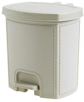 Cubo de basura Bote de basura Pedal del bote de basura Plaza papelera Habitación Sala Baño Cubo de basura de cocina con tapa de reciclaje de residuos plásticos for recipientes Contenedores de basura p