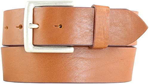 BELTINGER Jeansgürtel aus Vollrindleder 4,5 cm | Leder-Gürtel für Herren 45mm | Breiter Herren-Gürtel aus echtem Leder