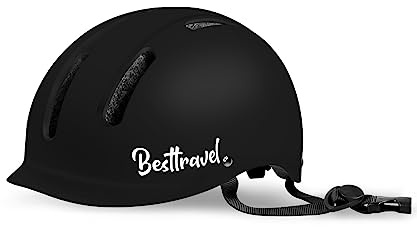 Besttravel Skateboard Helmet, Adjustment Bike Helmets for Adults, Multi-Sport Bicycle Skateboard Skating Longboard Commuter Helmet for Men Women
