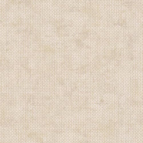 BRICOFLOR Geometrische Tapete kleines Muster in Beige Gold ideal für Wohnzimmer und Flur Vliestapete mit Metallic Effekt