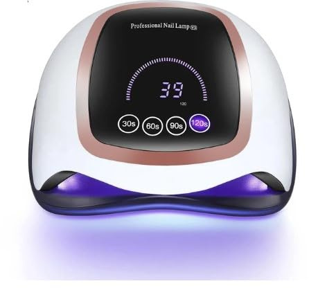 Générique Lampada per unghie professionale per salone a casa, lampade a LED, attrezzatura per l'essiccazione per smalto gel, 180 W