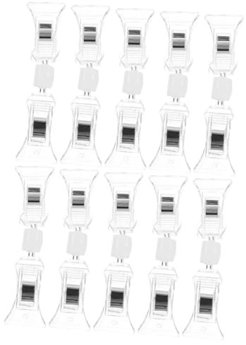 VILLCASE 10stücke Doppelte Tag Clips Für Preisschilder Einfache Installation Und Flexible Anwendung Für Regale Warenpräsentation Und Etikettierung Geschäften