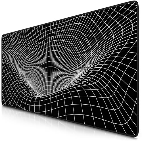 TITANWOLF Tappetino per Mouse XXL 900 x 400 – Office Mousepad – Controllo preciso del Mouse migliora la velocità e la precisione – Tenuta Stabile – Lavabile – Sottomano per Ufficio e casa
