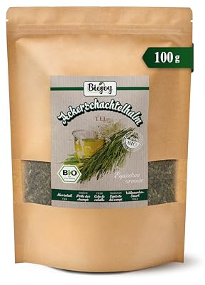 Biojoy Cola de caballo BIO, seca, infusión, 100 g | Infusión a granel, cortada, Equisetum arvense L.