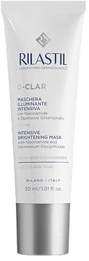 Rilastil D-Clar Maschera Illuminante Viso, Texture morbida e cremosa, Contrasta il colorito spento e irregolare, Confezione da 40 ml