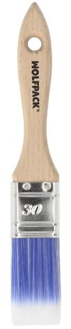 Palettina professionale Plus Larghezza 30 mm. Setole sintetiche PBT, manico in legno di faggio ergonomico, pennello pittore, pennello pittura