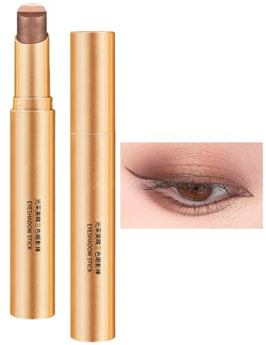 Barra De Sombra De Ojos Degradada, Lápiz De Sombra De Ojos Con Brillo Impermeable Para Mujeres Y Niñas