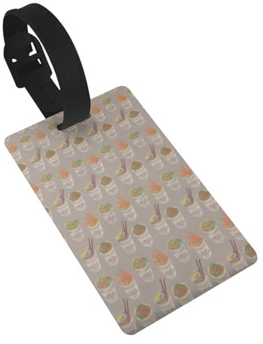 Coquetier personnalisé avec imprimé ramen - Accessoires de voyage amovibles - Mignon, élégant, réutilisable