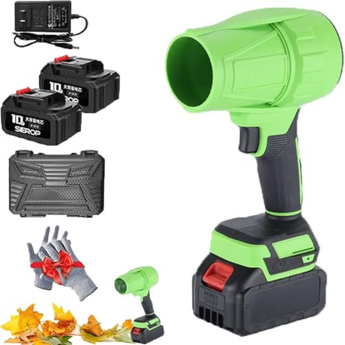 Soffiatore For Foglie Senza Fili Seese, Pulitore Portatile For Polvere, Soffiatore Turbo A Getto D'aria Da 180.000 Giri/min Con Velocità Regolabile For La Cura Del Prato, Patio, Asciugatrice For Auto(