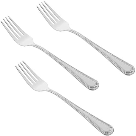 GLEAVI 3 Piezas Combinación de Tenedores de Té de Inoxidable Tenedores Pequeños para Repostería de Metal para Sala de Estar Fiestas y Postres