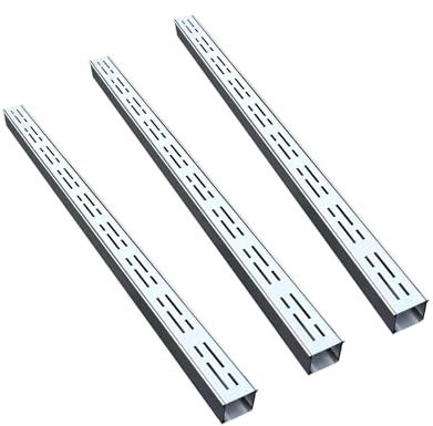 Kit di scarico per grondaia in acciaio inox, sottile grondaia con griglia per un efficiente drenaggio dell'acqua in cortili, marciapiedi, bagni