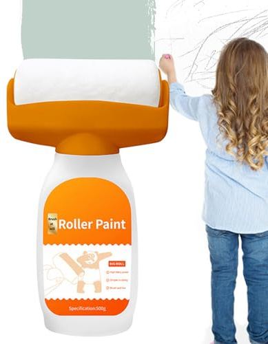 Paodduk Wall Paint Roller,Quick Dry 500g Ceiling Paint | Home Improvement Tools for Residential Commercial Interior Exterior Living Furniture Bedroom Bathroom