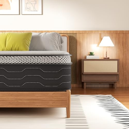 DEWINNER Matratze 160x200 cm, Höhe 27 cm, Taschenfederkern & Memory Foam Matratze, Erwachsenen Federkernmatratze, Mittelhart, 7-Zonen, Perfekte Unterstützung, Vakuumverpackt, Öko-Tex Zertifiziert