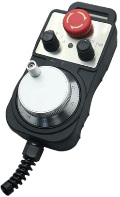 Générateur d'impulsions électronique portatif 4/6 axes 100 PPR 5-24 V avec arrêt d'urgence for fraiseuse(STK6-L100-E Stop,6 Axis)