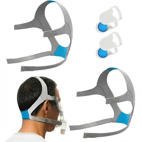2er Pack Kopfband für ResMed AirFit F20, N20 - Maske nicht enthalten | Stabiles CPAP Zubehör für AirFit F20 & AirFit N20 Masken - Komfortables Maskenband für AirFit N30i & AirFit F40 Systeme