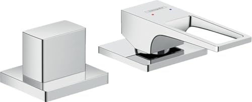 hansgrohe Metropol 2-Loch Einhebel-Wannenrandarmatur, Chrom