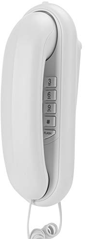 Téléphone Fixe, TCF - 1000 Tableau de Téléphone Fixe Mural Téléphone Filaire à Double Usage Téléphone D'hôtel Téléphone Fixe Fixe Blanc pour Le Bureau à Domicile de L'hôtel